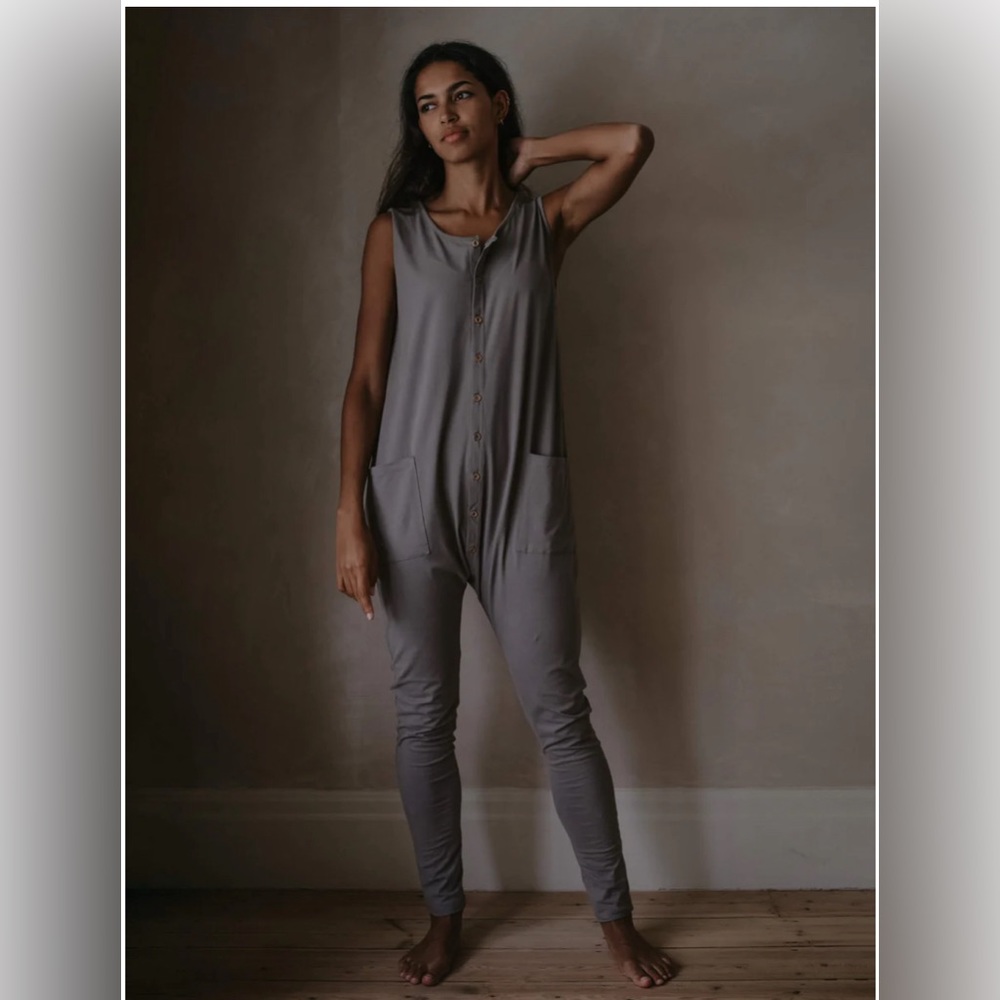 Simple Folk Free Range Jumpsuit Lead Grey - 12